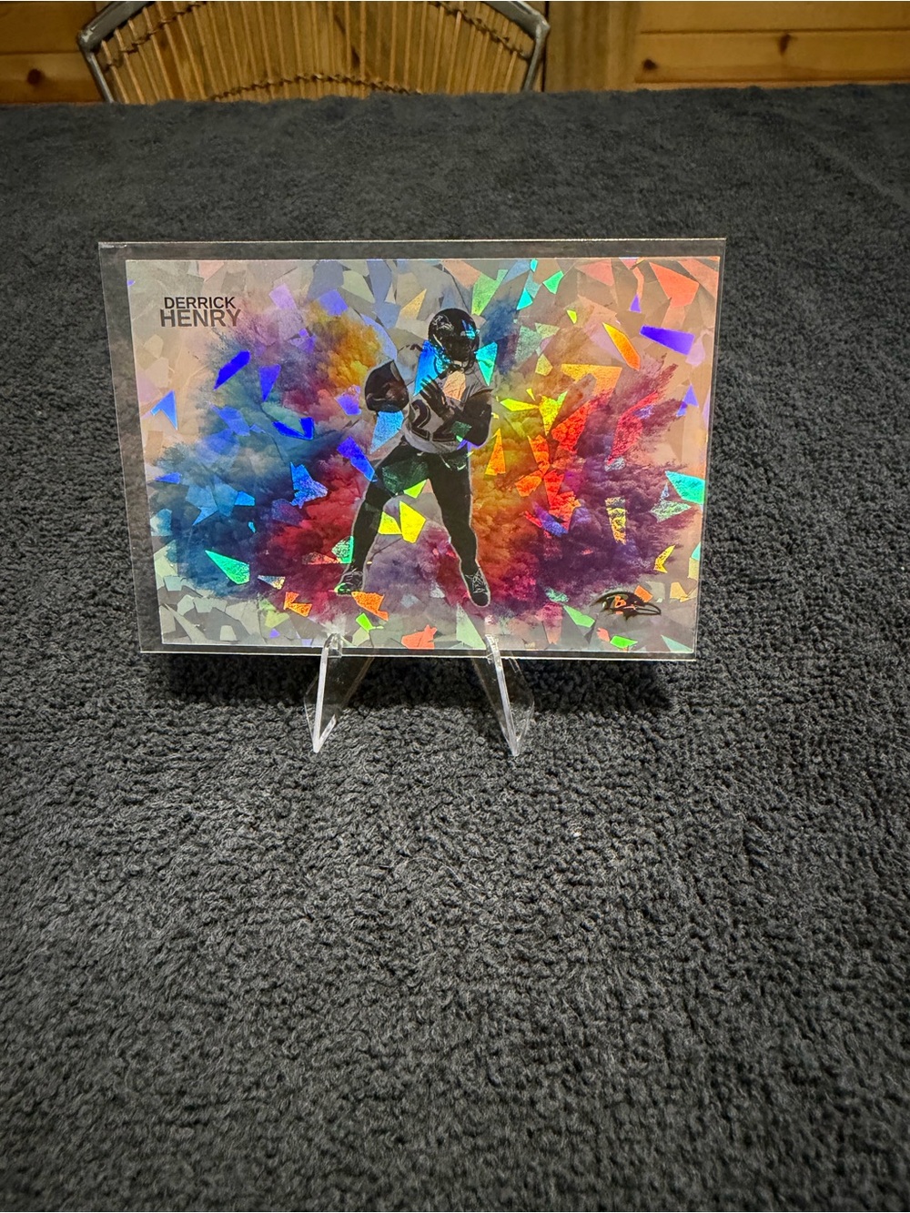 Derrick Henry Holographic Art Print - Multicolor